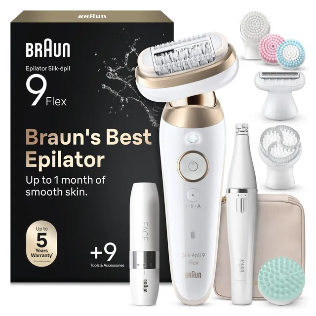 braun-silk-pil-9-flex-9-681-3d-skinspa-pilateur-femme-sans-fil-tanche-t-te-flexi image 1