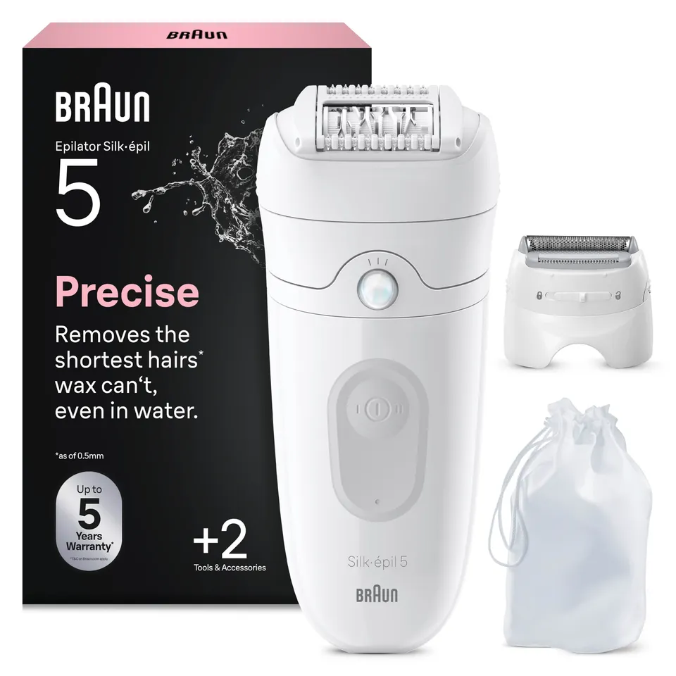 braun-silk-pil-5-5-041-pilateur-lectrique-femme-r-sistant-l-eau-avec-t-te-de-ras image 1