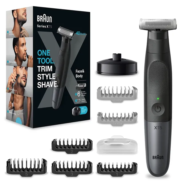 braun-series-x-tondeuse-rasoir-hybride-tout-en-un-homme-rase-stylise-et-tondre-a image 1