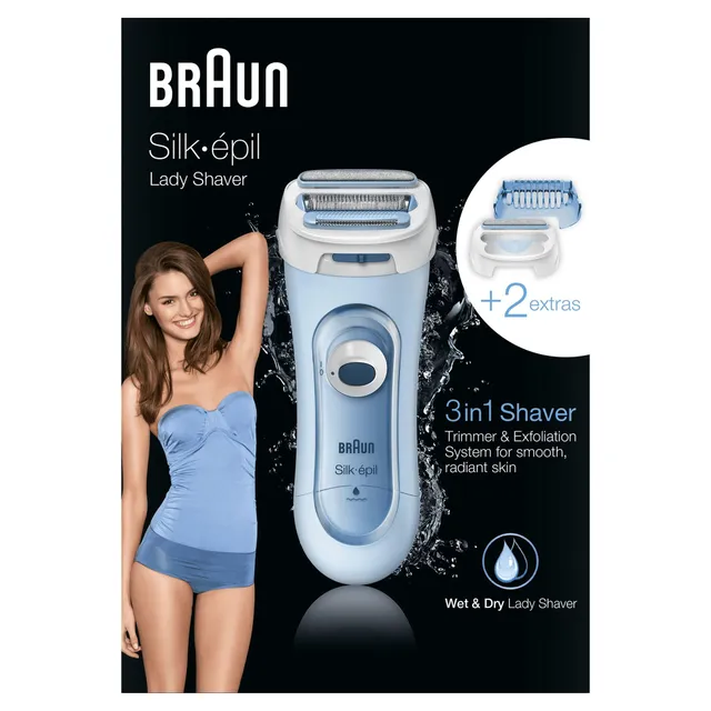 braun-silk-pil-lady-shaver-5-160-rasoir-lectrique-femme-3-en-1-tanche-sans-fil-a image 1