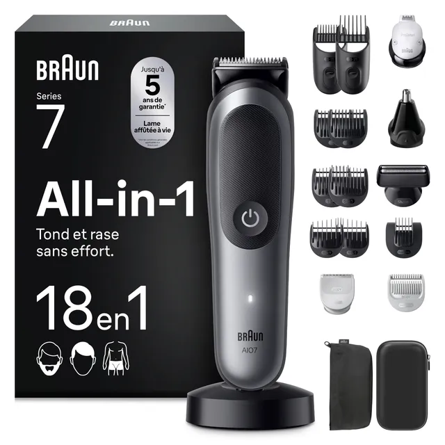 braun-series-7-aio7585-tondeuse-lectrique-tout-en-un-homme-18-en-1-grise-tanche- image 1
