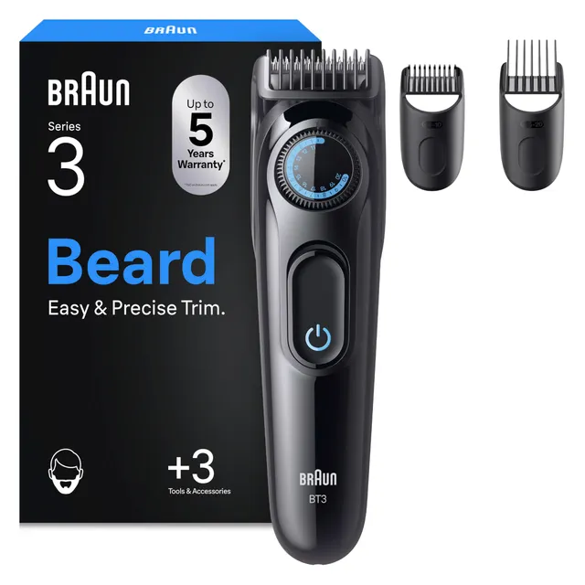 braun-series-3-bt3520-tondeuse-barbe-homme-rechargeable-sans-fil-40-longueurs-la image 1