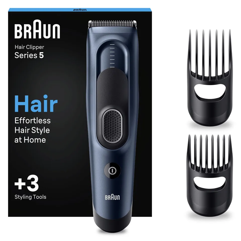 braun-series-5-hc5350-tondeuse-cheveux-sans-fil-avec-17-r-glages-de-longueurs-et image 1