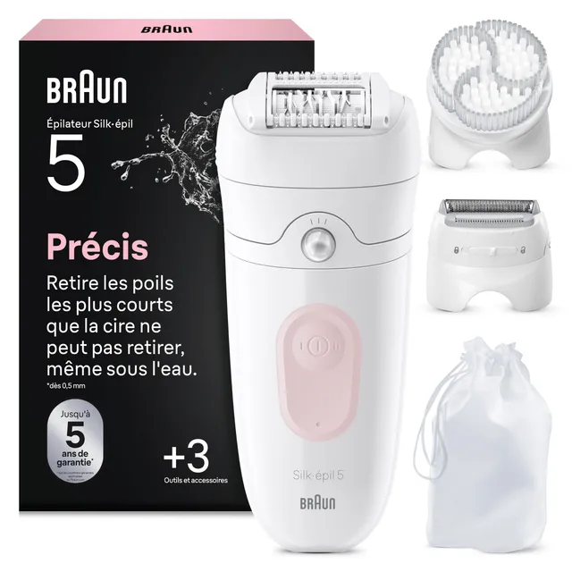 braun-silk-pil-5-5-060-pilateur-lectrique-femme-tanche-sans-fil-blanc-et-rose-fl image 1