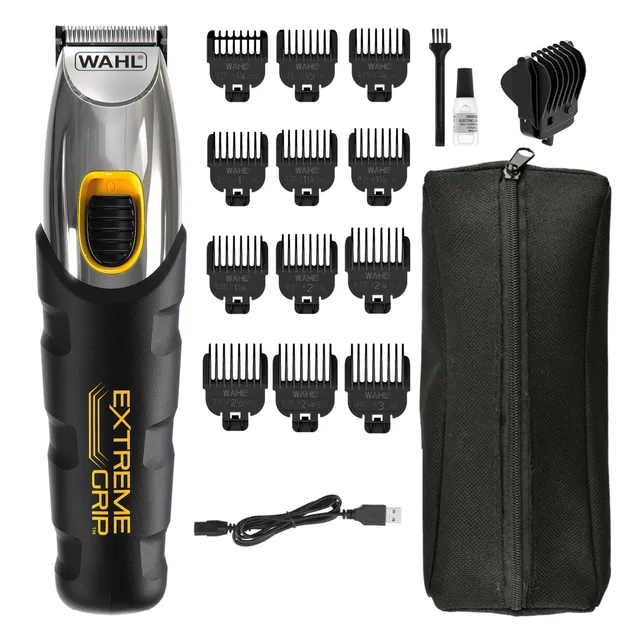 wahl-extreme-grip-tondeuse-barbe-homme-sans-fil-batterie-lithium-ion-240-min-lam image 1