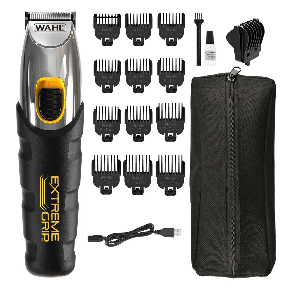 wahl-extreme-grip-tondeuse-barbe-homme-sans-fil-batterie-lithium-ion-240-min-lam image 1
