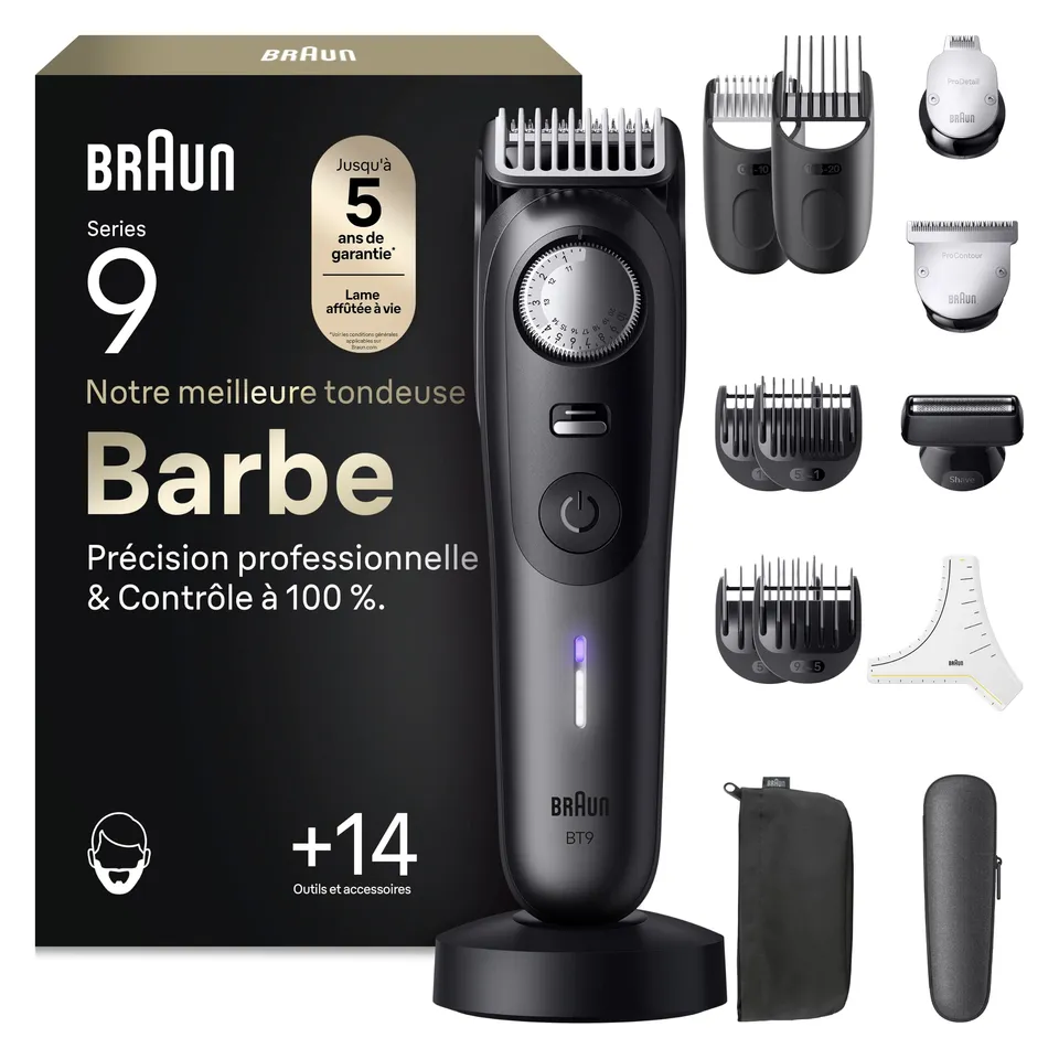 braun-series-9-bt9565-tondeuse-barbe-professionnelle-titane-tanche-mode-powerboo image 1