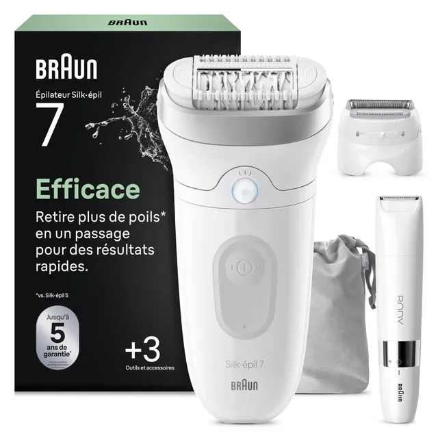 braun-silk-pil-7-7-441-pilateur-lectrique-femme-tanche-sans-fil-avec-embout-de-m image 1