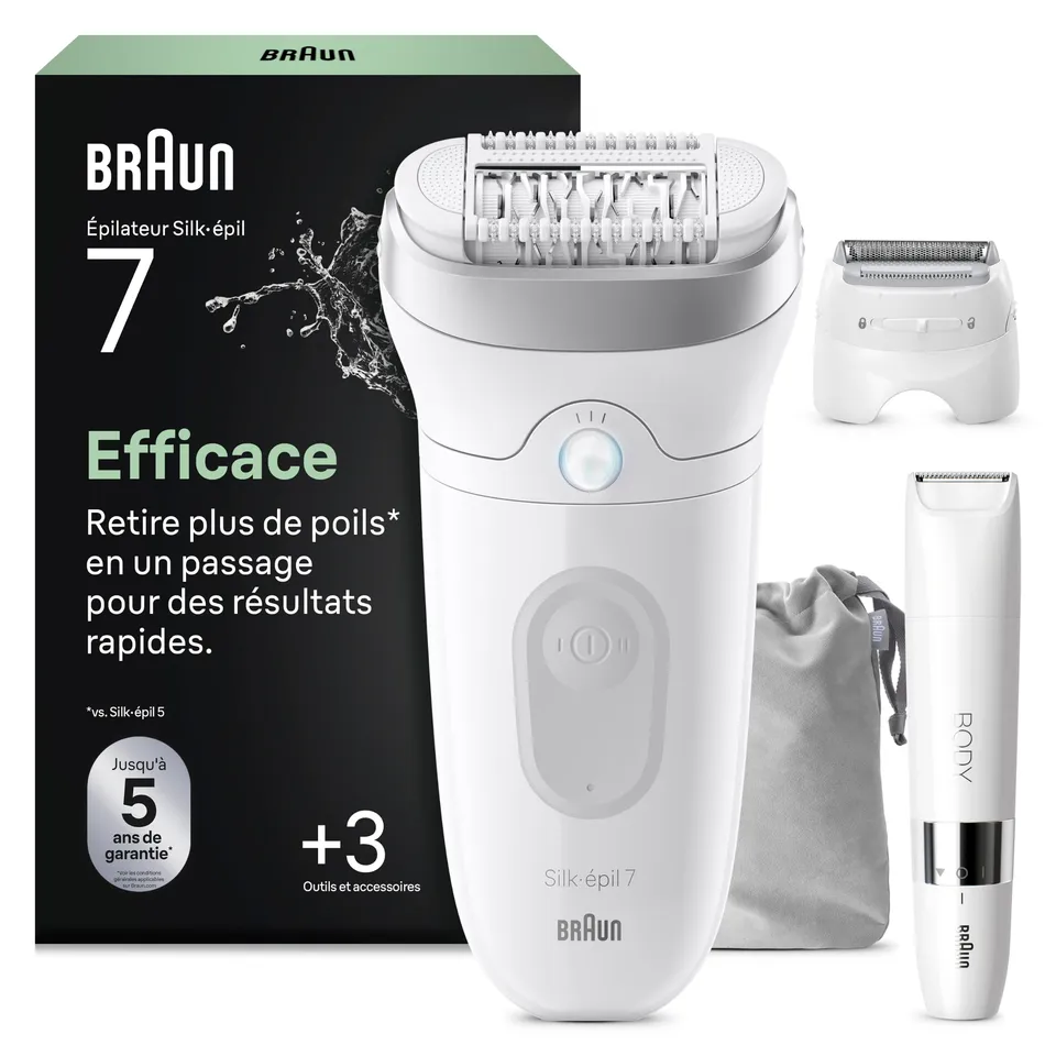 braun-silk-pil-7-7-441-pilateur-lectrique-femme-tanche-sans-fil-avec-embout-de-m image 1