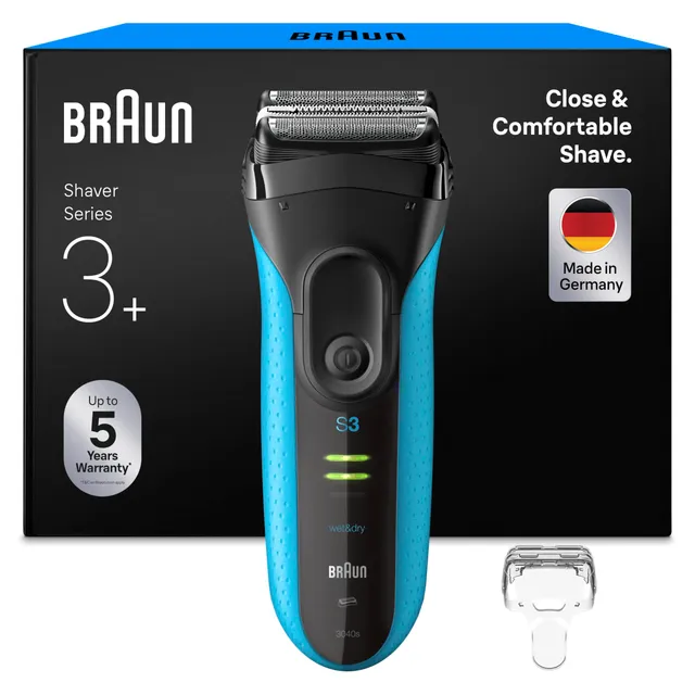 braun-series-3-proskin-3040s-rasoir-lectrique-homme-rechargeable-noir-bleu-avec- image 1