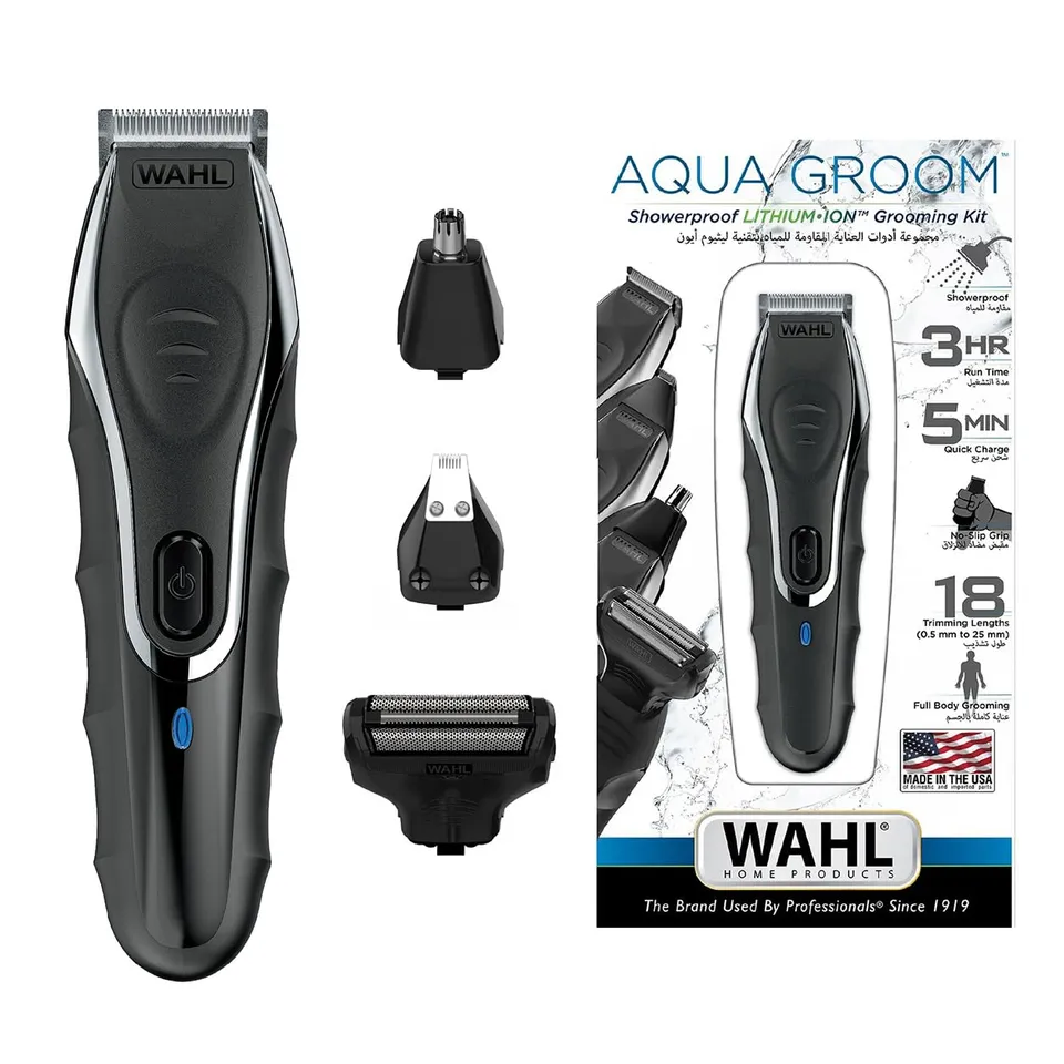 wahl-aqua-groom-tondeuse-barbe-cheveux-et-corps-100-tanche-et-lavable-coupe-60-p image 1