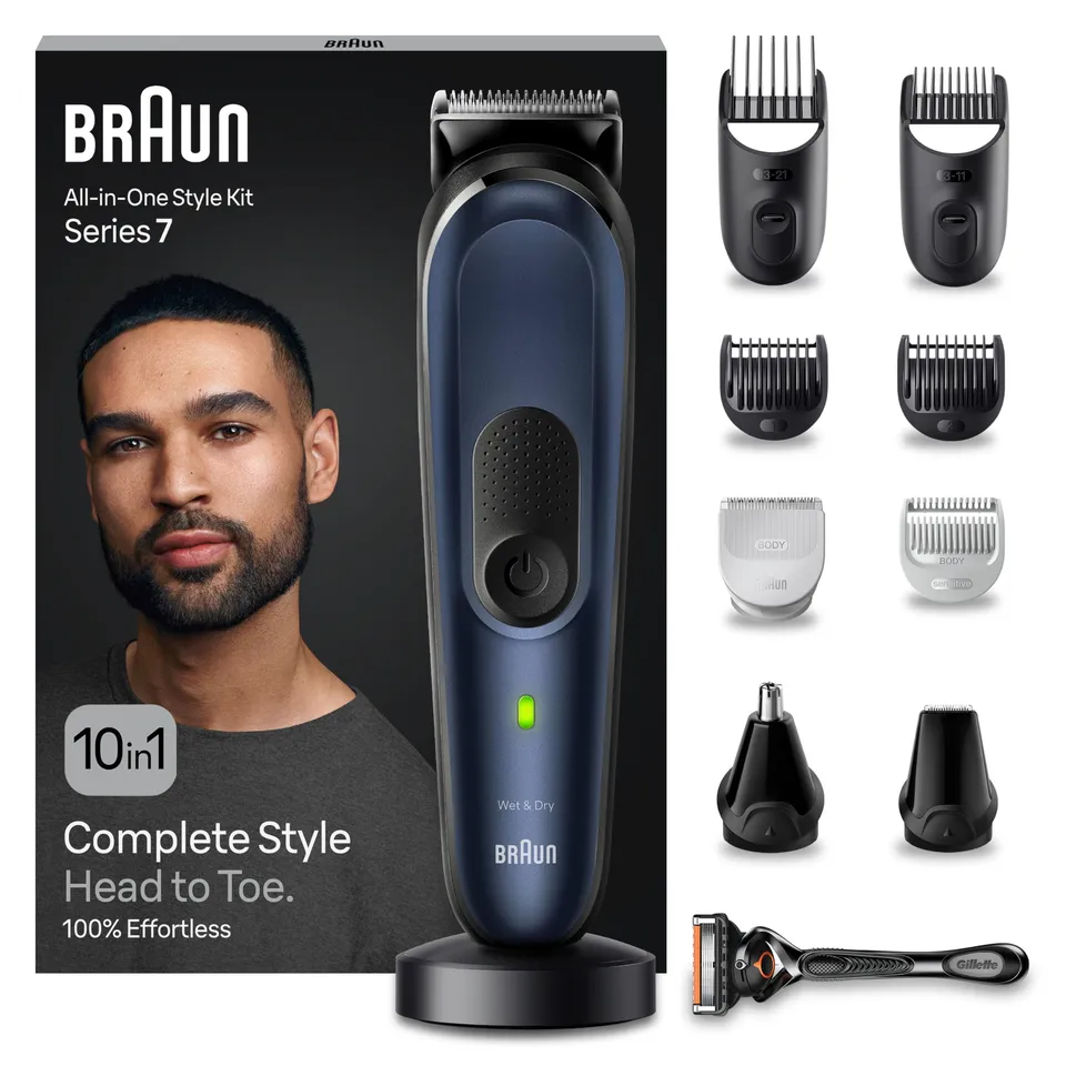braun-series-7-mgk7421-tondeuse-barbe-et-cheveux-tout-en-un-10-en-1-kit-styling- image 1