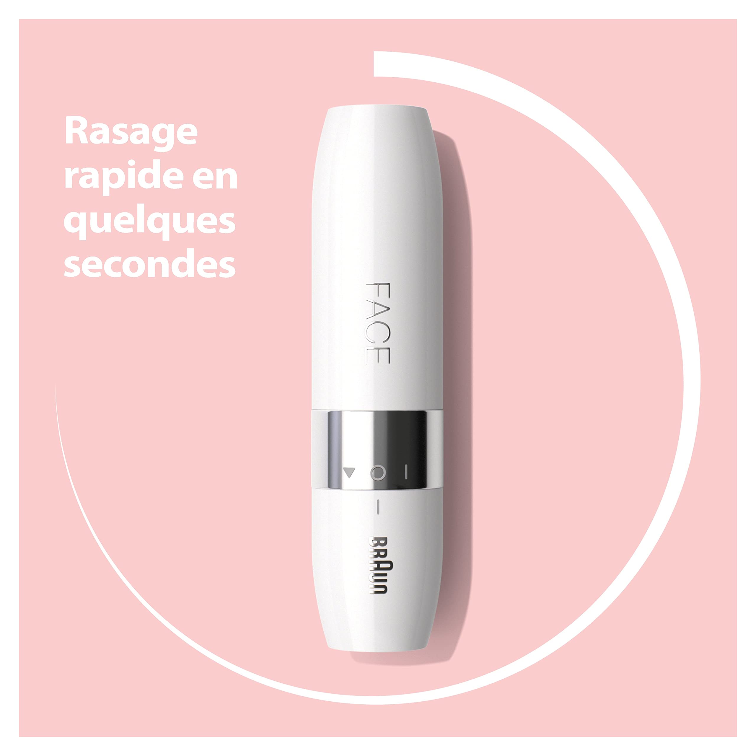 braun-face-mini-fs1000-rasoir-lectrique-de-visage-pour-femme-blanc-pile-fournie- image 3