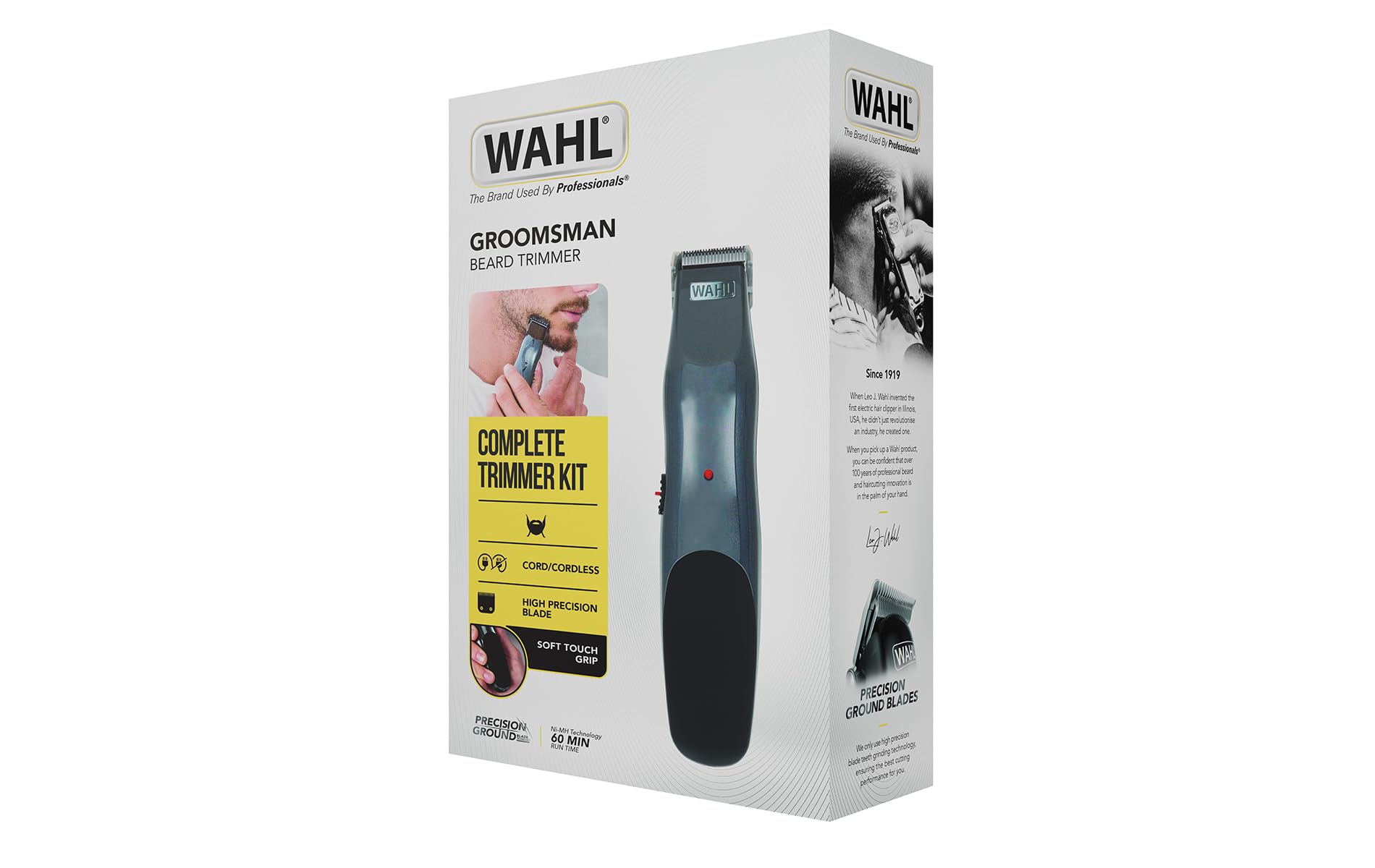 wahl-groomsman-rechargeable-tondeuse-barbe-sans-fil-ou-sur-secteur-lame-de-pr-ci image 4