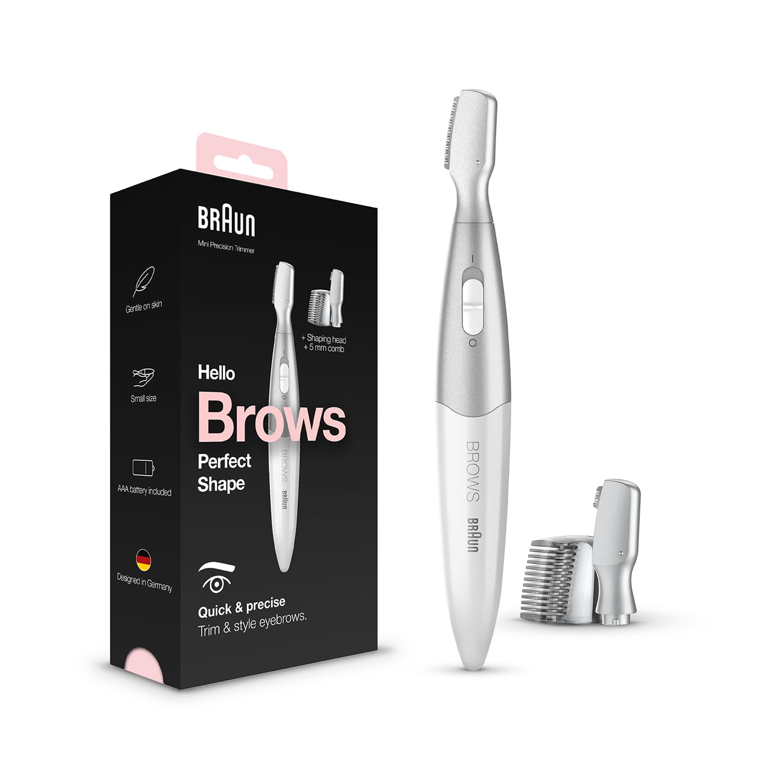 braun-fg1106-mini-tondeuse-de-pr-cision-pour-sourcils-femme-2-t-tes-sabot-5-mm-f image 1