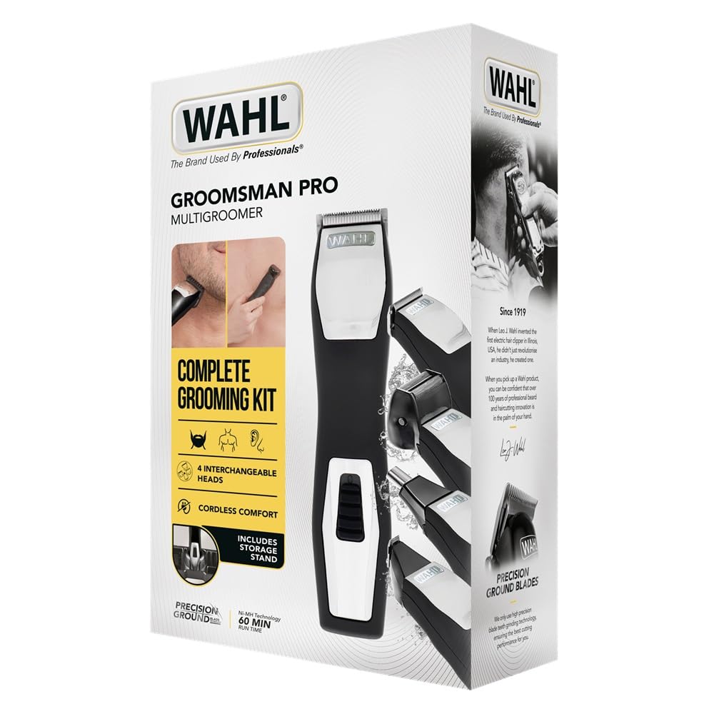 wahl-groomsman-pro-tondeuse-multifonction-homme-4-t-tes-interchangeables-recharg image 5