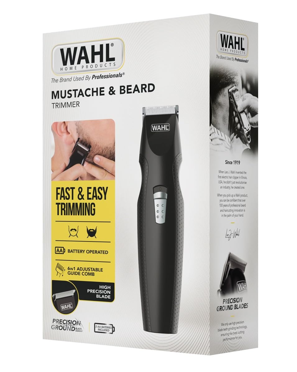 wahl-mustache-beard-tondeuse-piles-pour-moustache-et-barbe-lames-acier-haute-ten image 8
