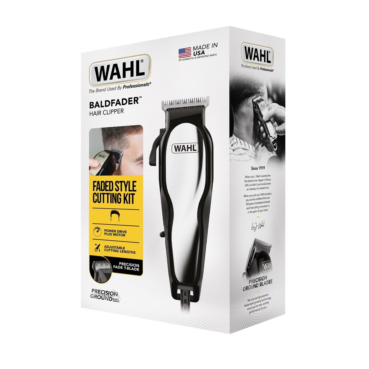 wahl-baldfader-tondeuse-cheveux-filaire-levier-de-r-glage-1-3-mm-8-peignes-1-5-1 image 7