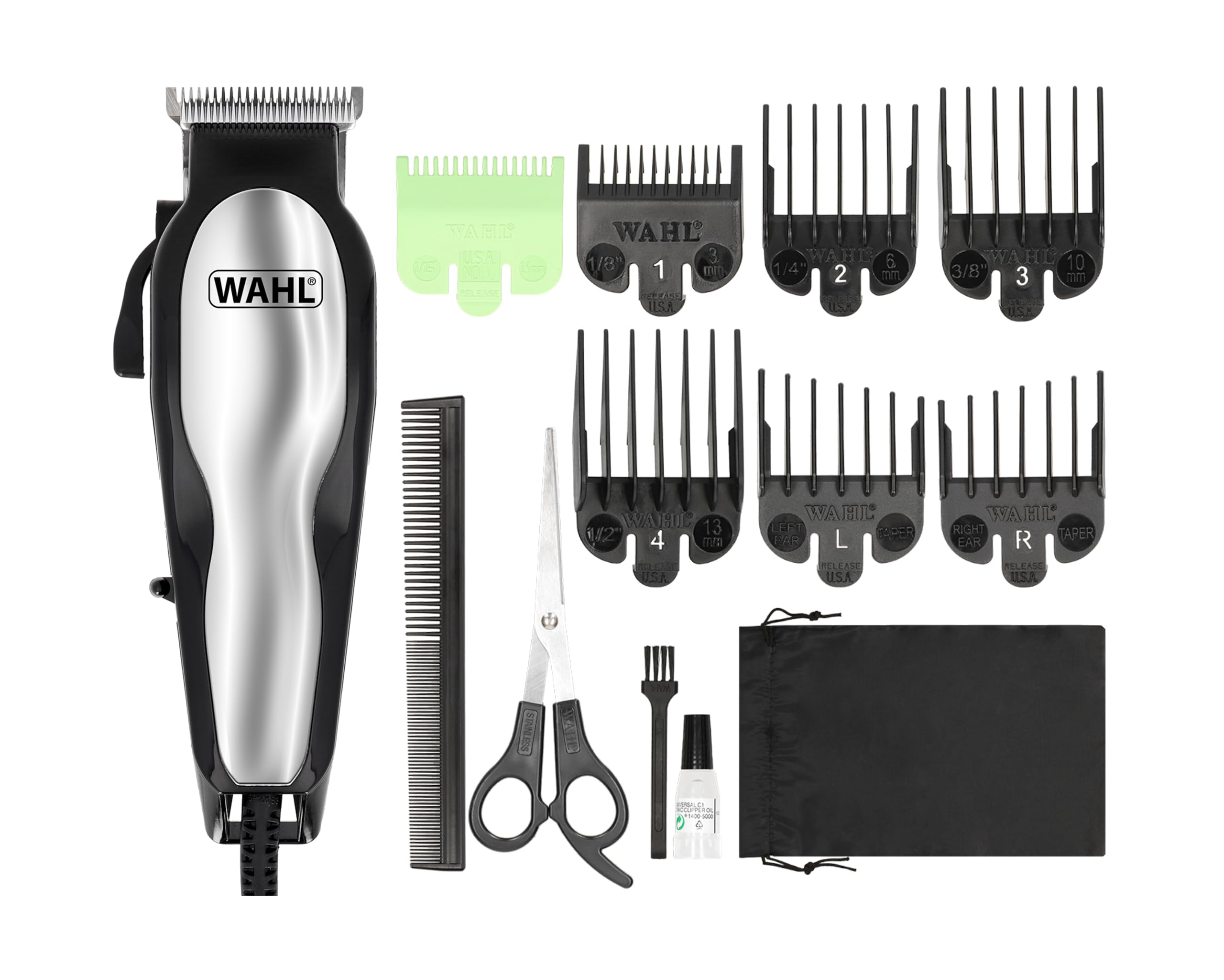 wahl-baldfader-tondeuse-cheveux-filaire-levier-de-r-glage-1-3-mm-8-peignes-1-5-1 image 1
