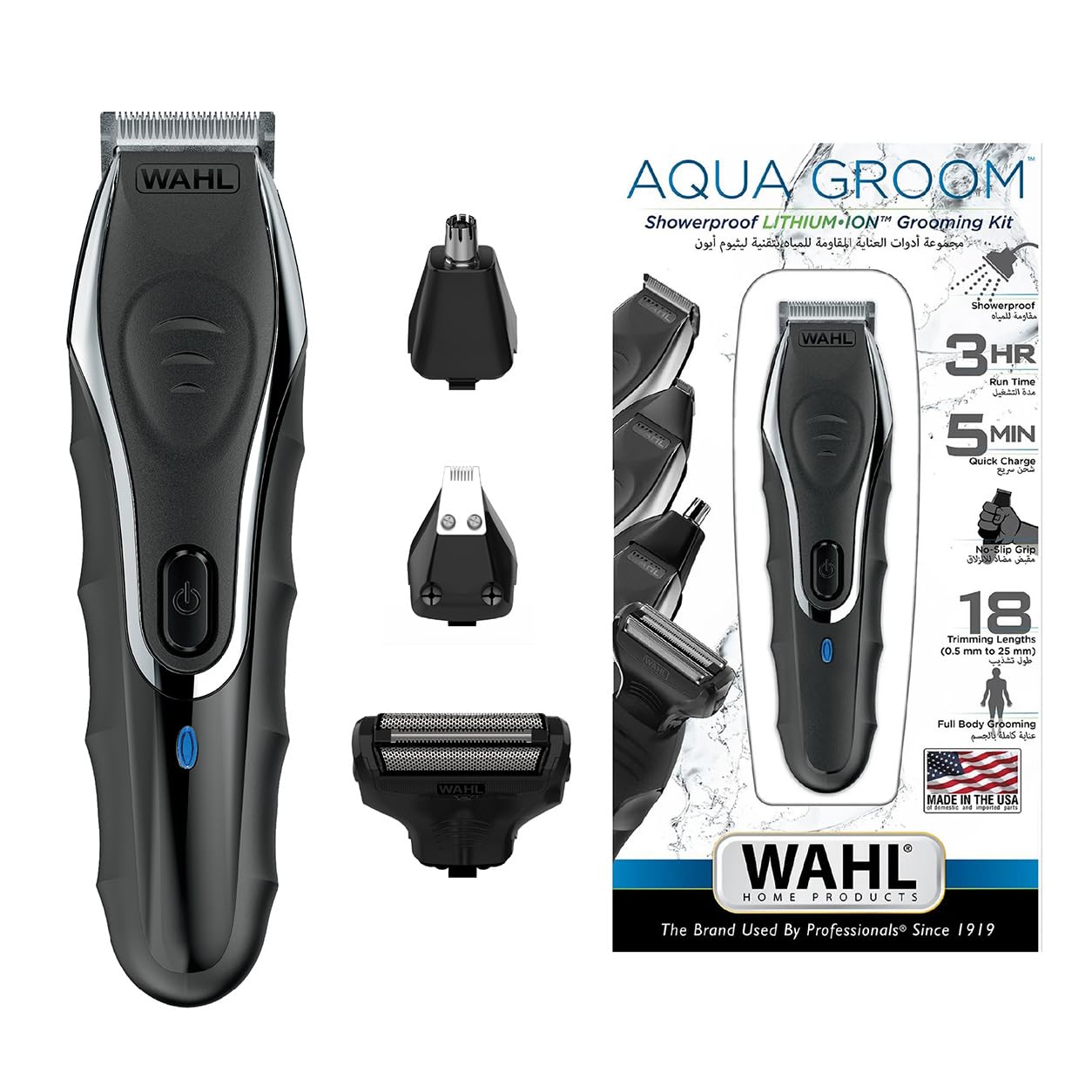 wahl-aqua-groom-tondeuse-barbe-cheveux-et-corps-100-tanche-et-lavable-coupe-60-p image 1