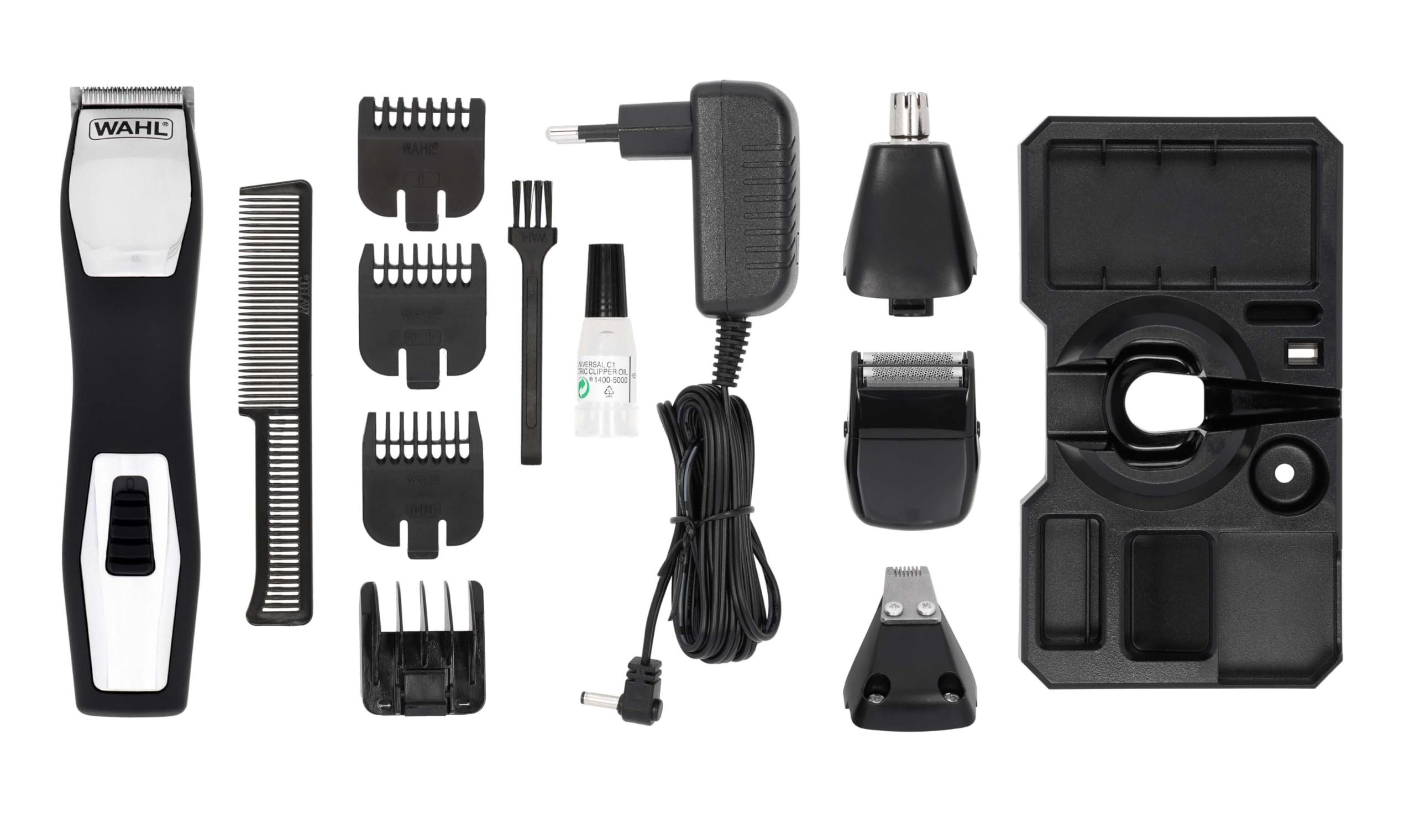 wahl-groomsman-pro-tondeuse-multifonction-homme-4-t-tes-interchangeables-recharg image 1
