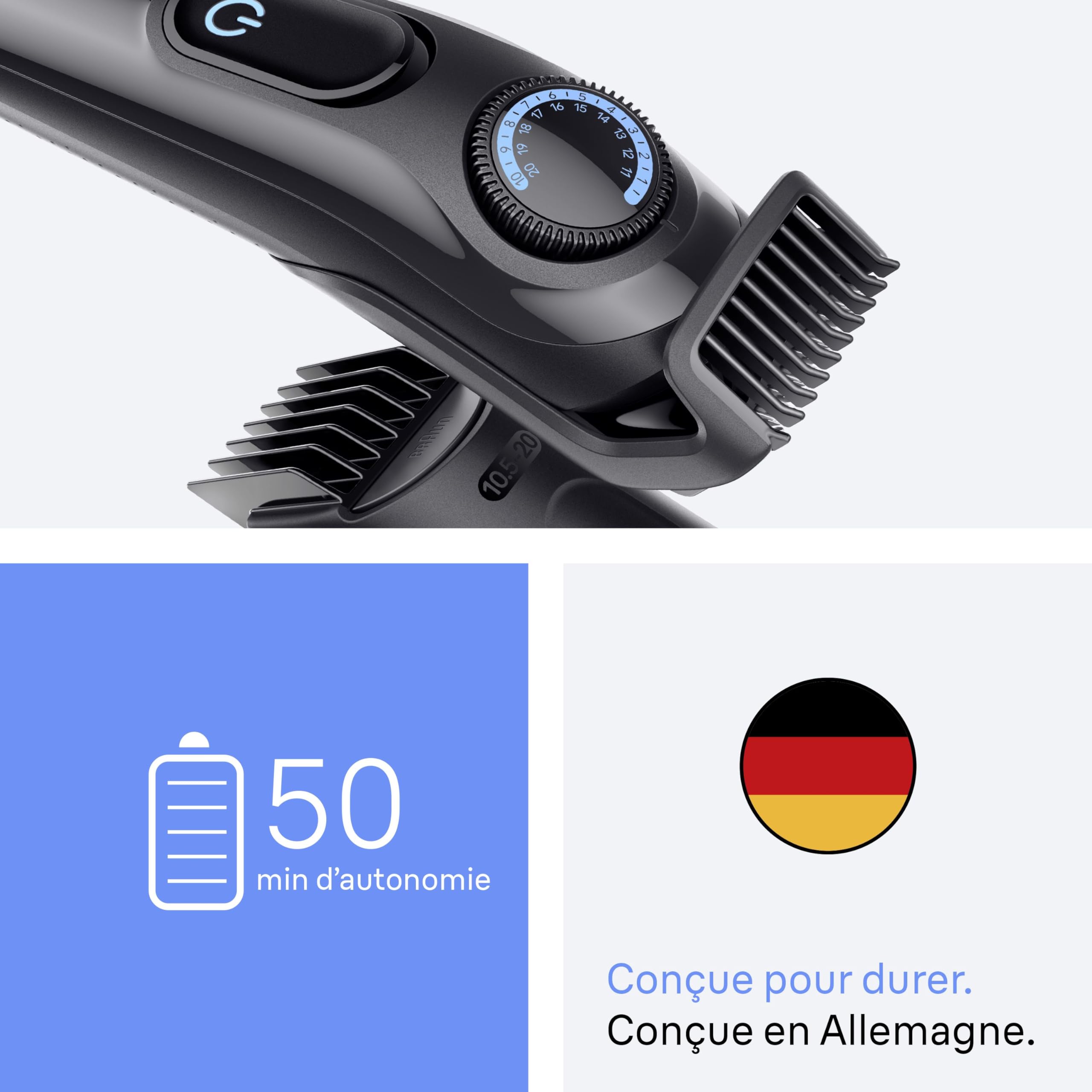 braun-series-3-bt3520-tondeuse-barbe-homme-rechargeable-sans-fil-40-longueurs-la image 6
