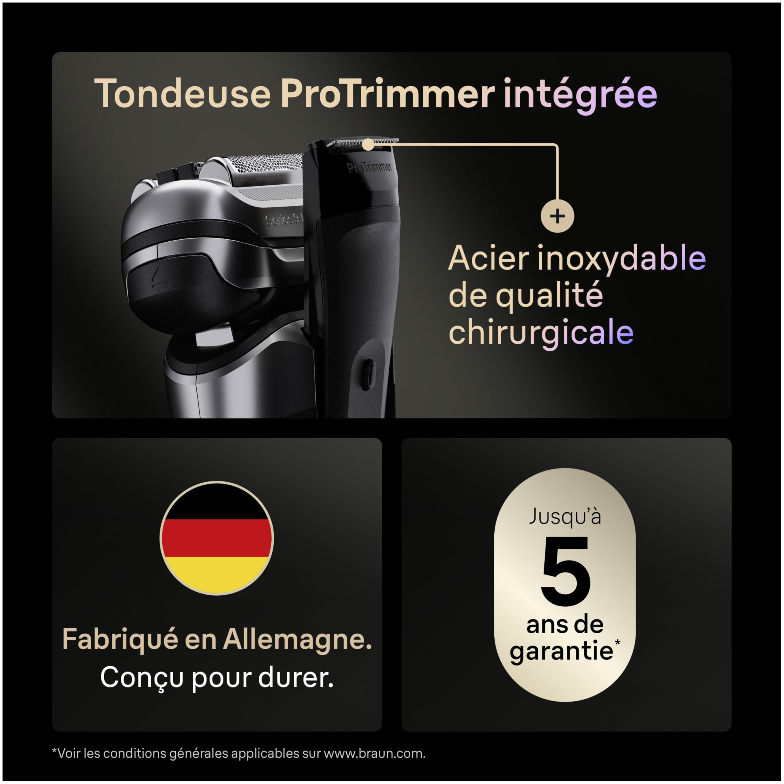 braun-series-9-pro-9617psi-rasoir-lectrique-homme-argent-lames-de-pr-cision-ultr image 6