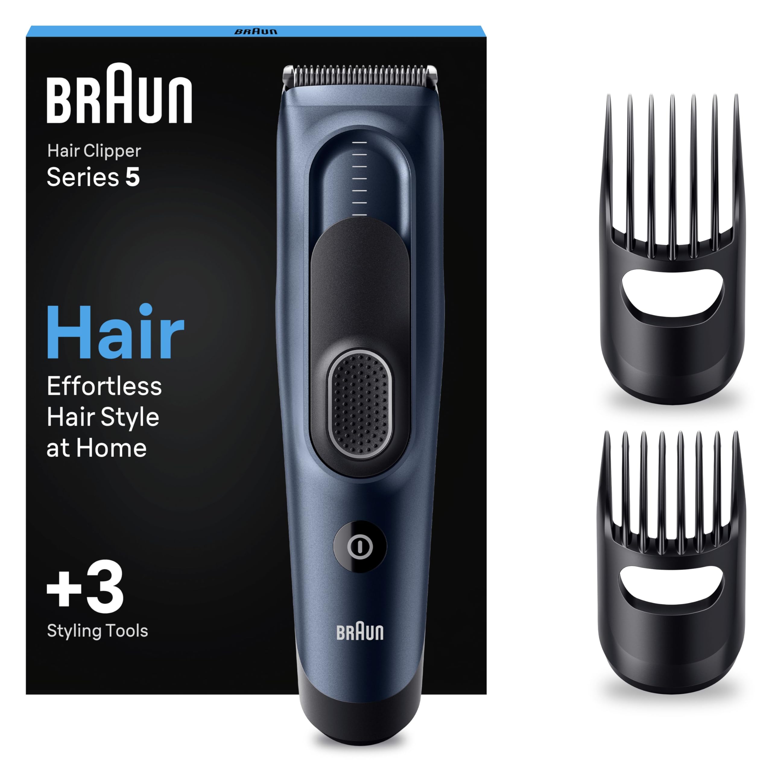braun-series-5-hc5350-tondeuse-cheveux-sans-fil-avec-17-r-glages-de-longueurs-et image 1