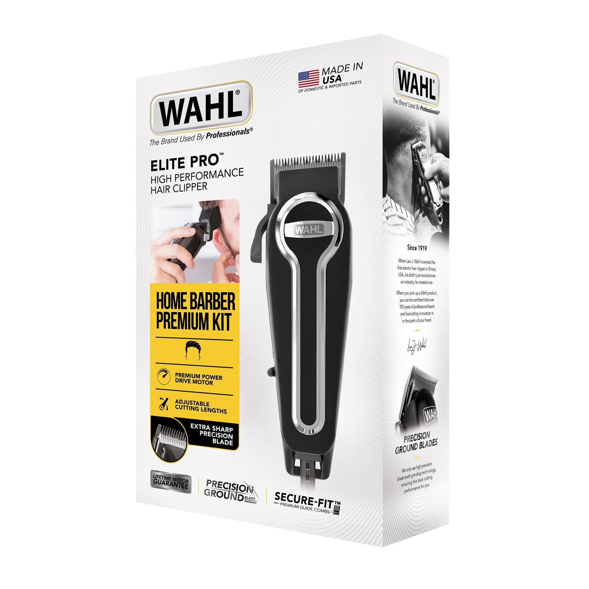 wahl-elite-pro-tondeuse-cheveux-filaire-homme-moteur-le-plus-puissant-sabots-sec image 8