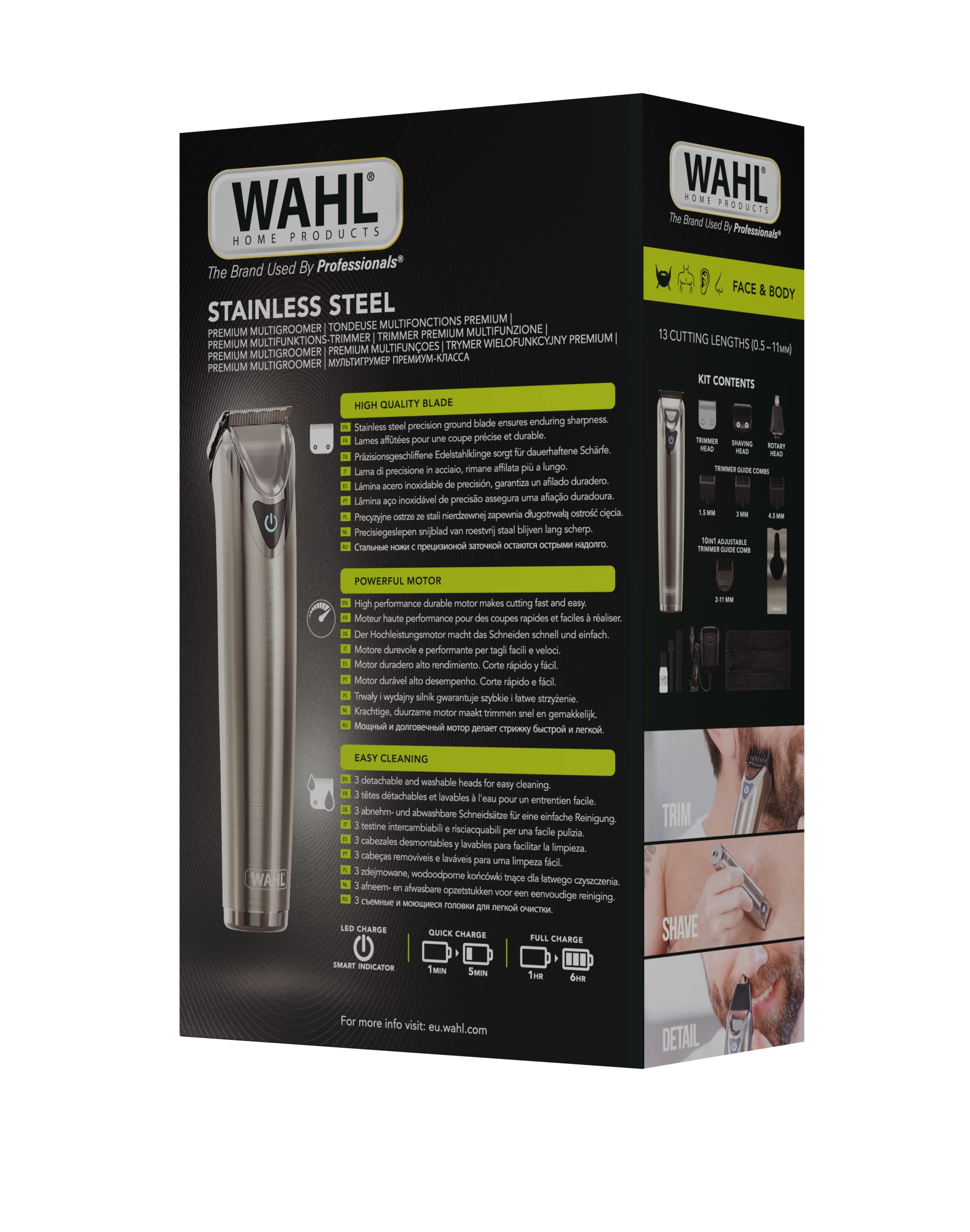 wahl-stainless-steel-9818-116-coffret-tondeuses-homme-acier-inoxydable-kit-multi image 3
