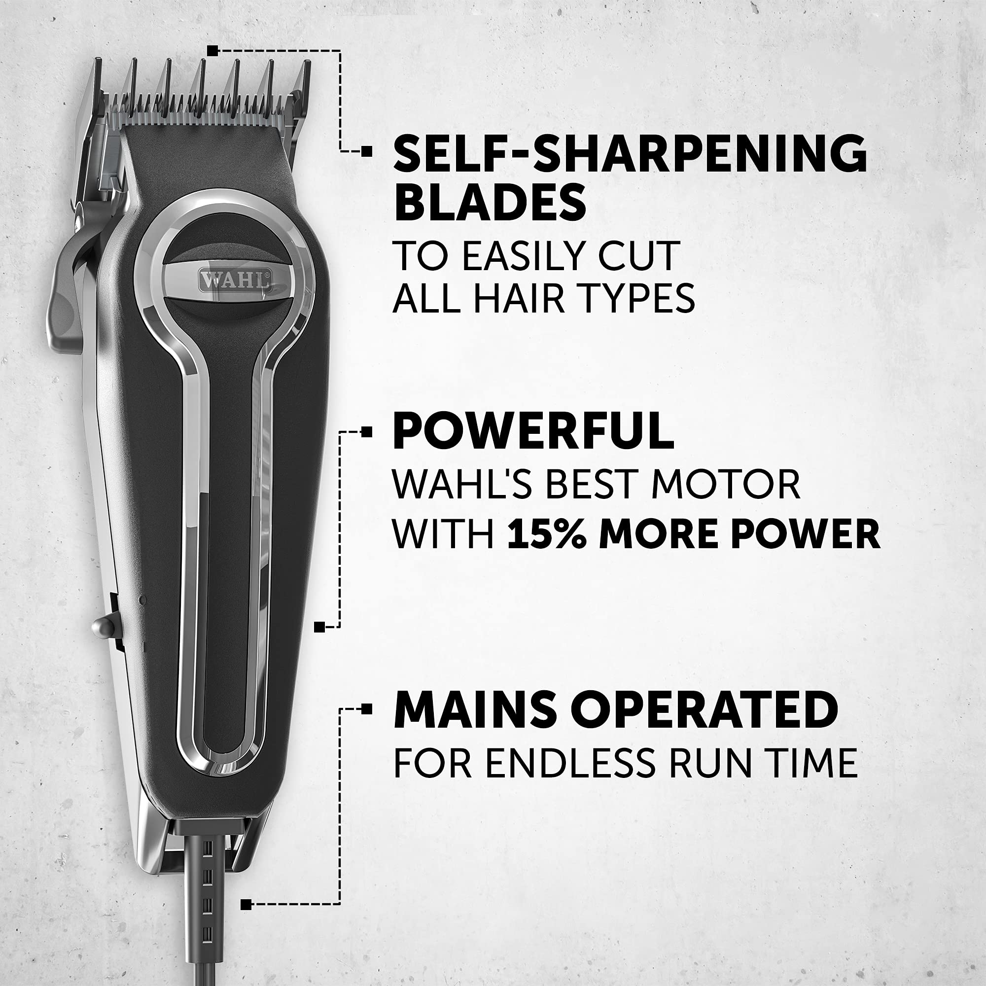 wahl-elite-pro-tondeuse-cheveux-filaire-homme-moteur-le-plus-puissant-sabots-sec image 3