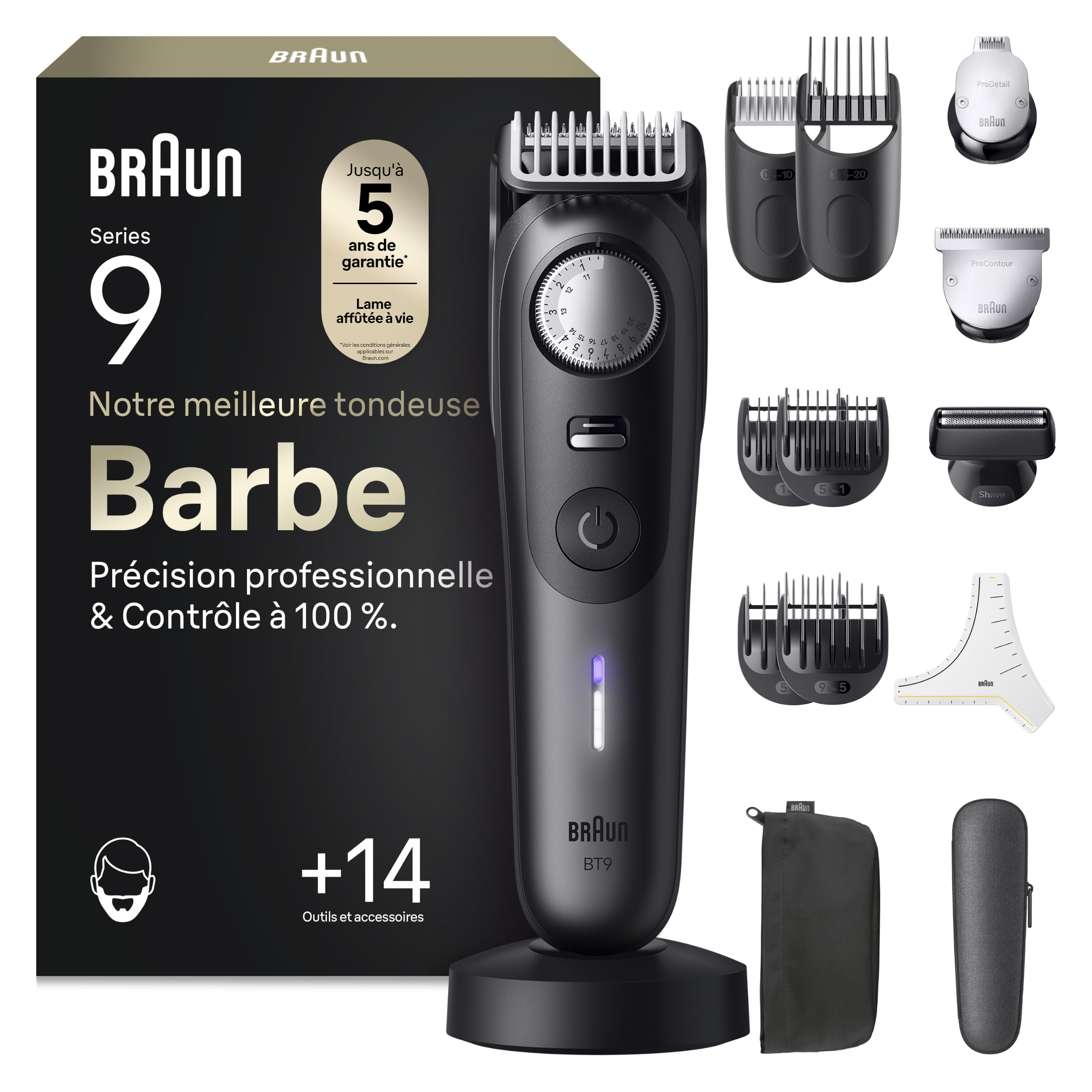 braun-series-9-bt9565-tondeuse-barbe-professionnelle-titane-tanche-mode-powerboo image 1