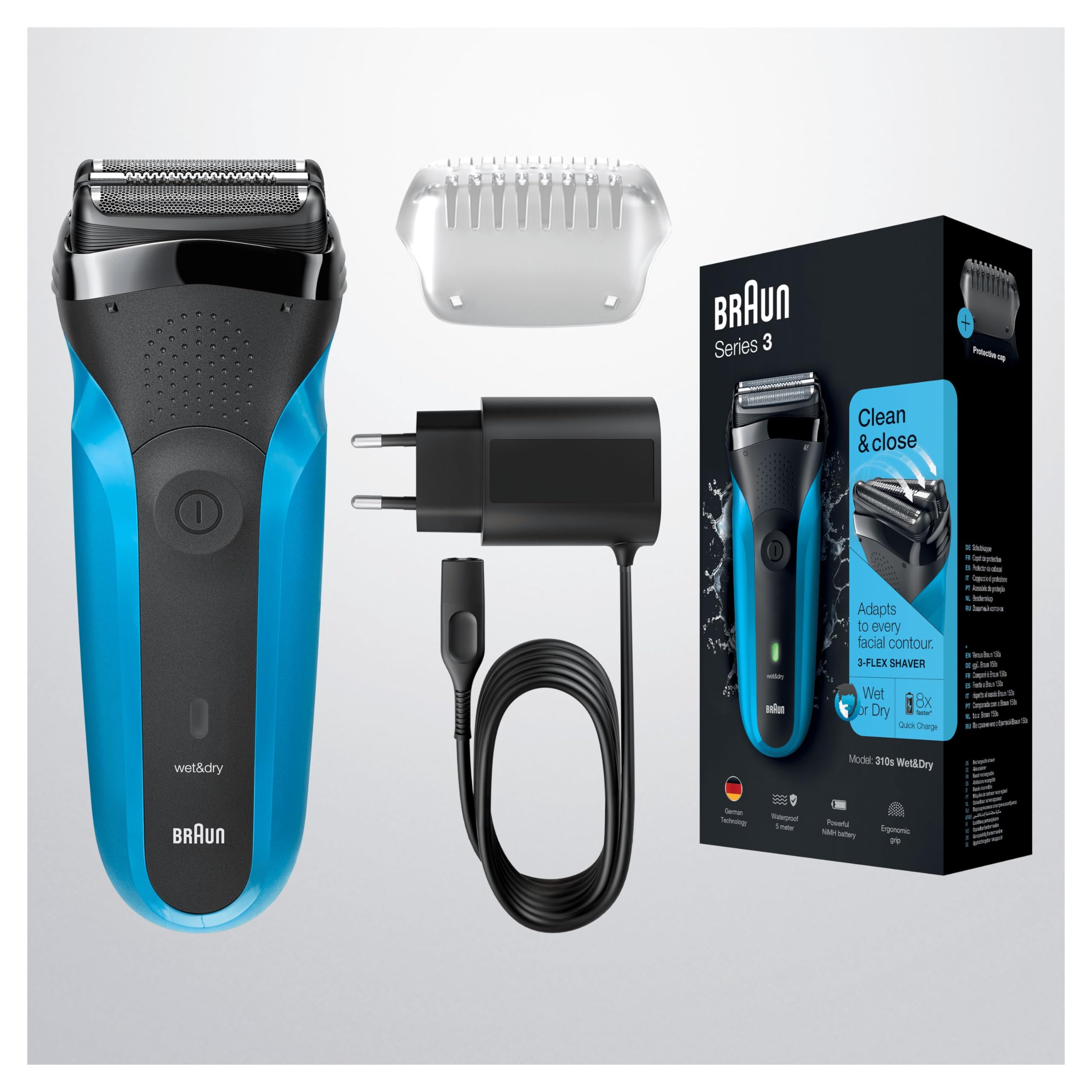braun-series-3-310-rasoir-lectrique-homme-grille-3-lames-flexibles-wet-dry-recha image 4
