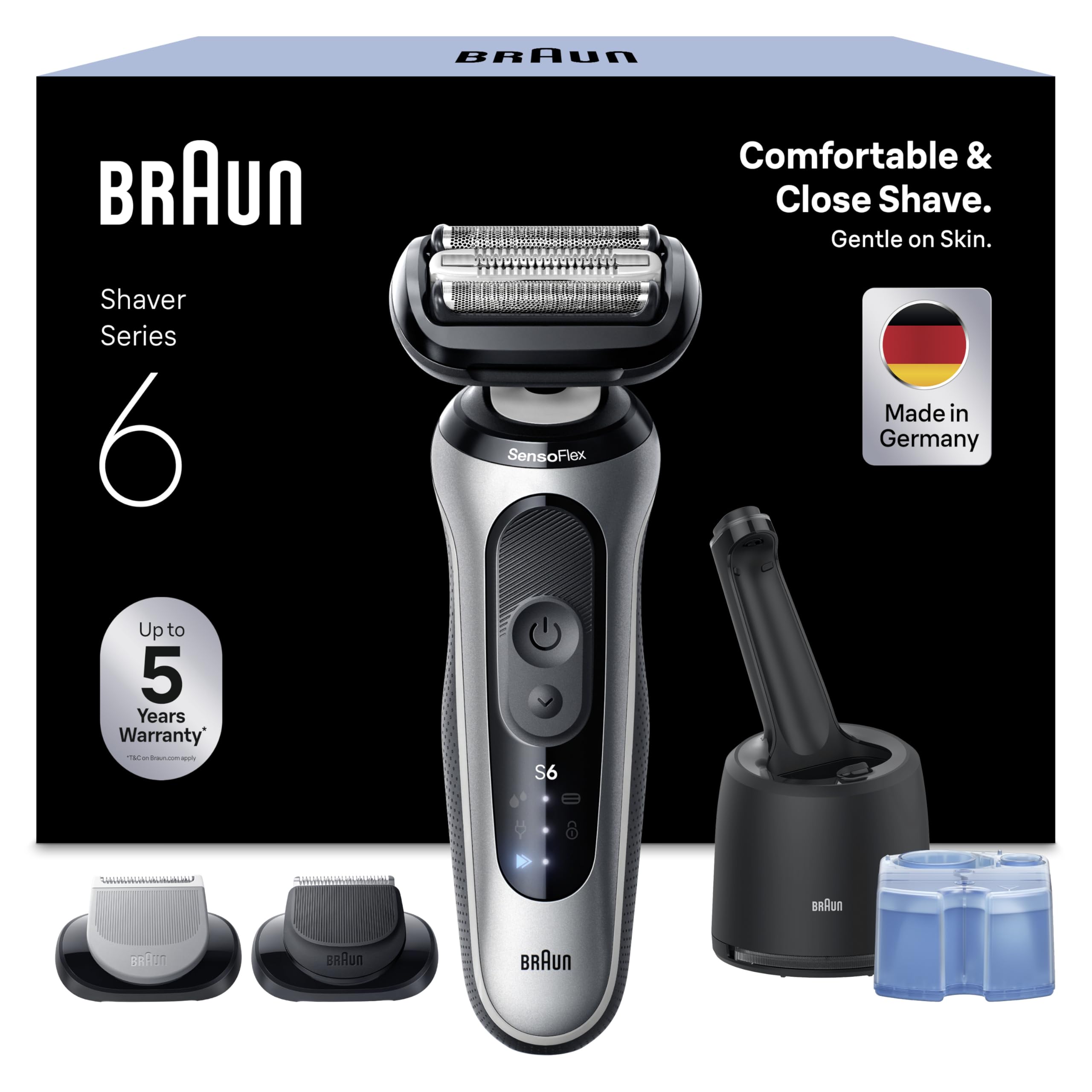 braun-series-6-62-s7650cc-rasoir-lectrique-pour-homme-argent-t-te-2d-2-modes-de- image 1