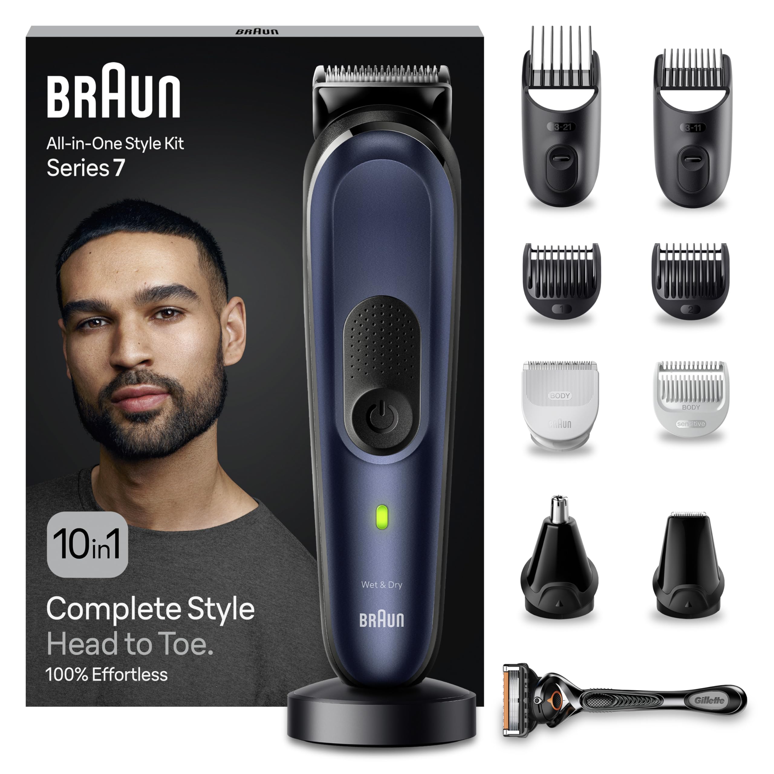 braun-series-7-mgk7421-tondeuse-barbe-et-cheveux-tout-en-un-10-en-1-kit-styling- image 1