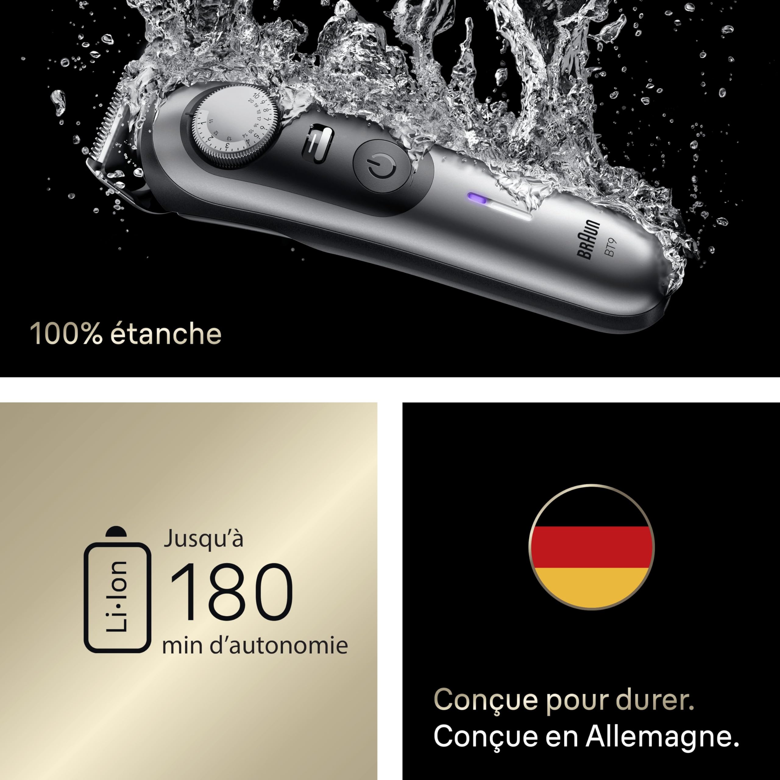 braun-series-9-pro-bt9545-tondeuse-barbe-homme-tanche-rechargeable-avec-lame-pro image 6