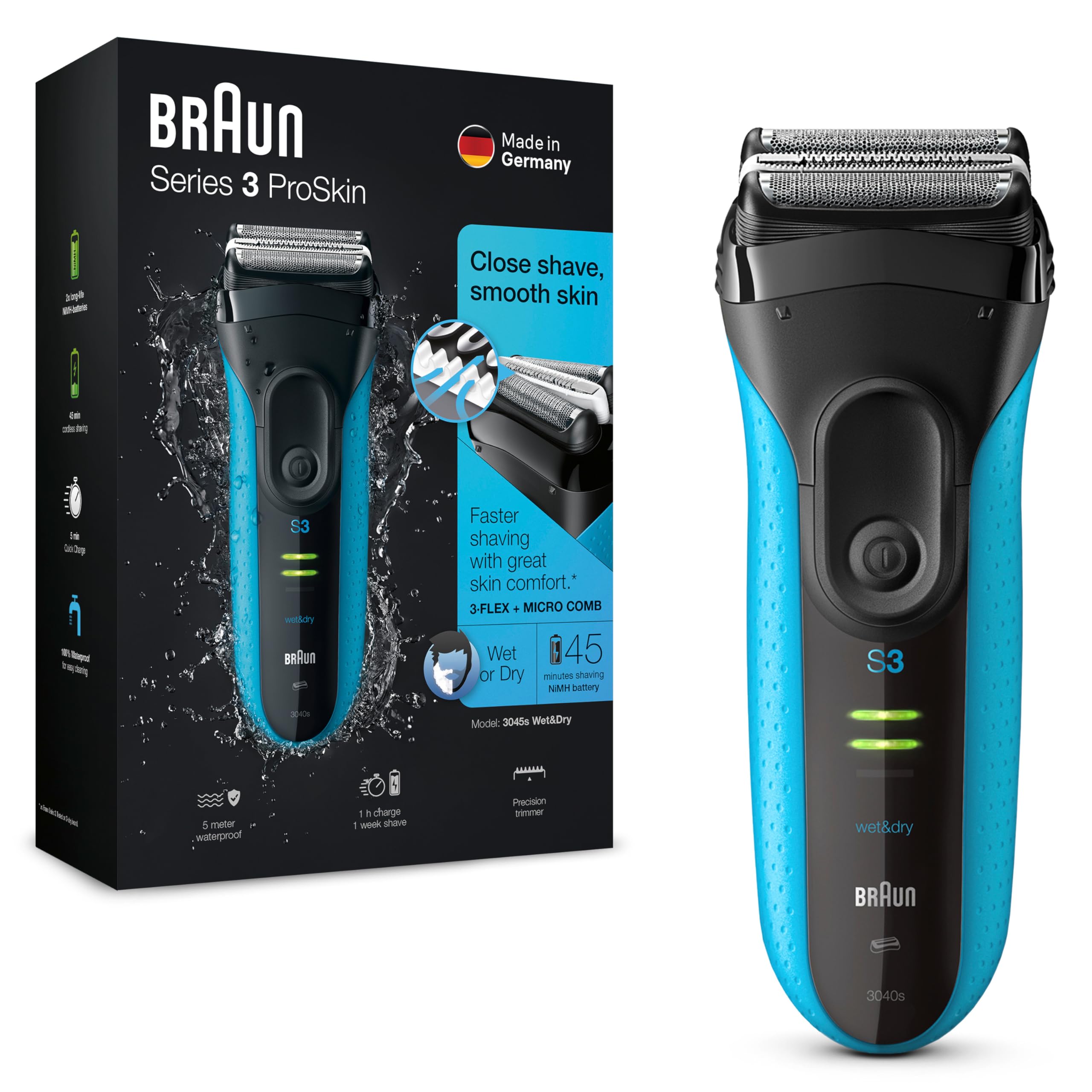 braun-series-3-proskin-3040s-rasoir-lectrique-homme-rechargeable-noir-bleu-avec- image 6