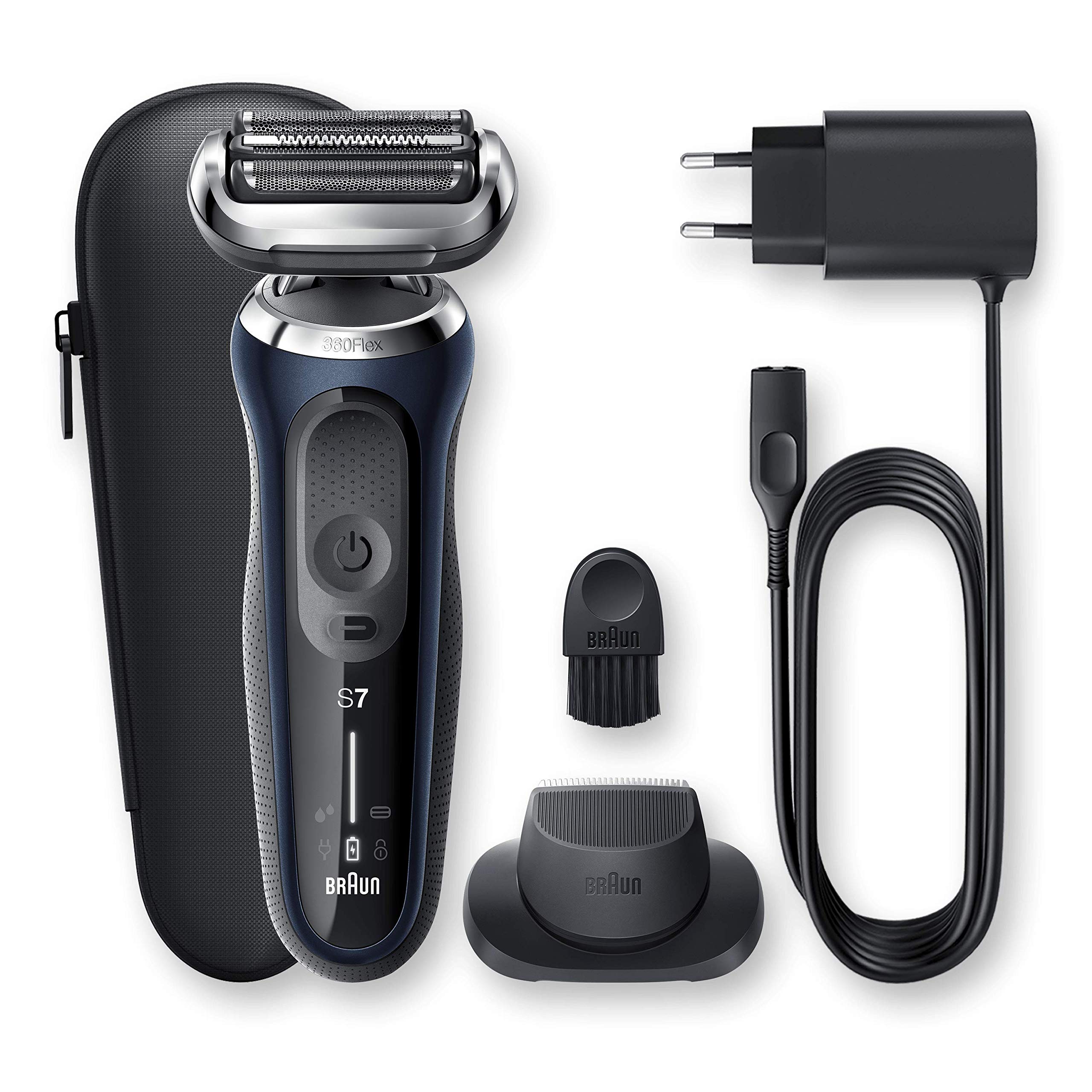 braun-series-7-70-b1200s-rasoir-lectrique-homme-sans-fil-bleu-wet-dry-avec-tonde image 5