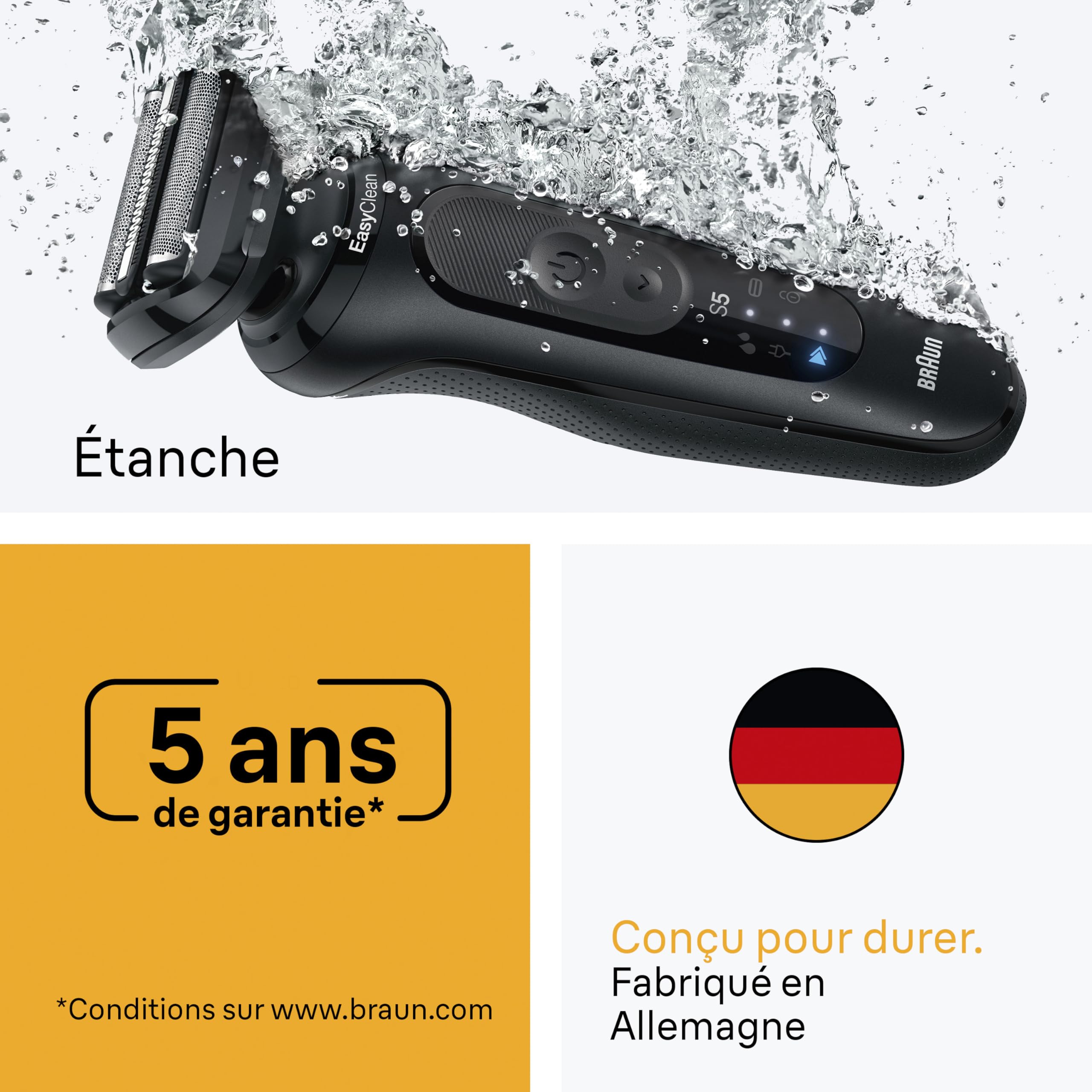 braun-series-5-52-n1000si-rasoir-lectrique-homme-tanche-rechargeable-3-lames-fle image 6
