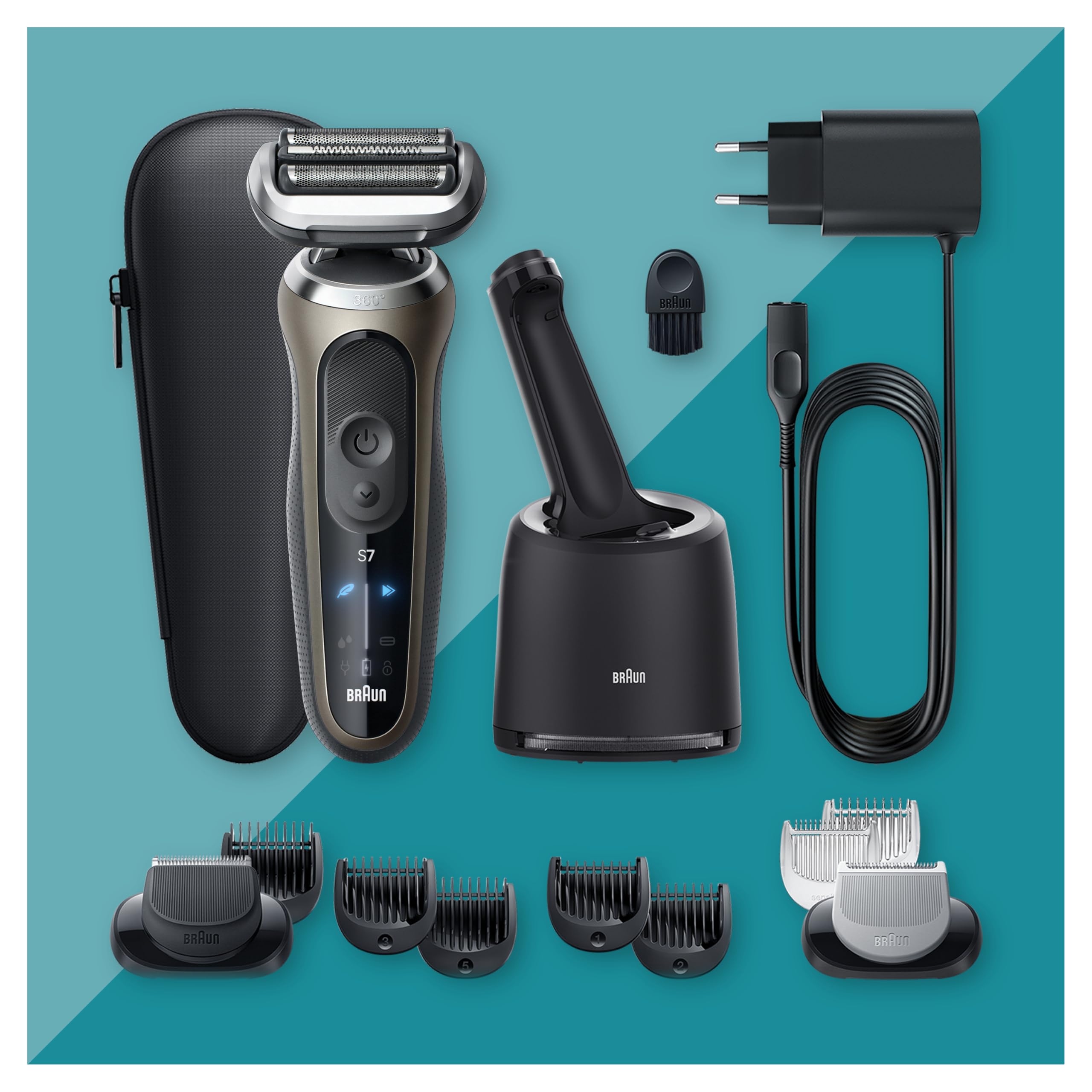 braun-series-7-rasoir-lectrique-homme-avec-station-smartcare-t-te-tondeuse-barbe image 6