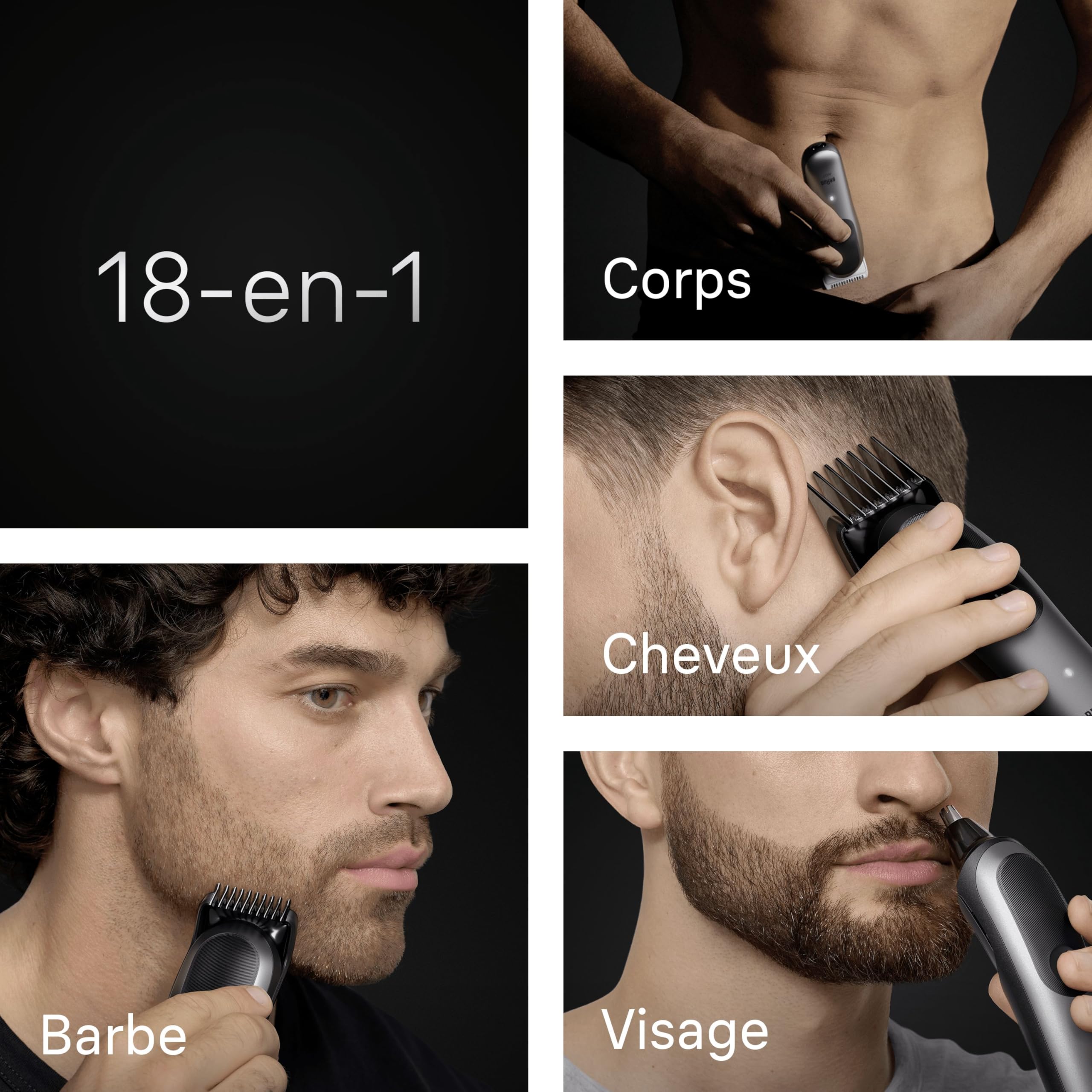 braun-series-7-aio7585-tondeuse-lectrique-tout-en-un-homme-18-en-1-grise-tanche- image 3