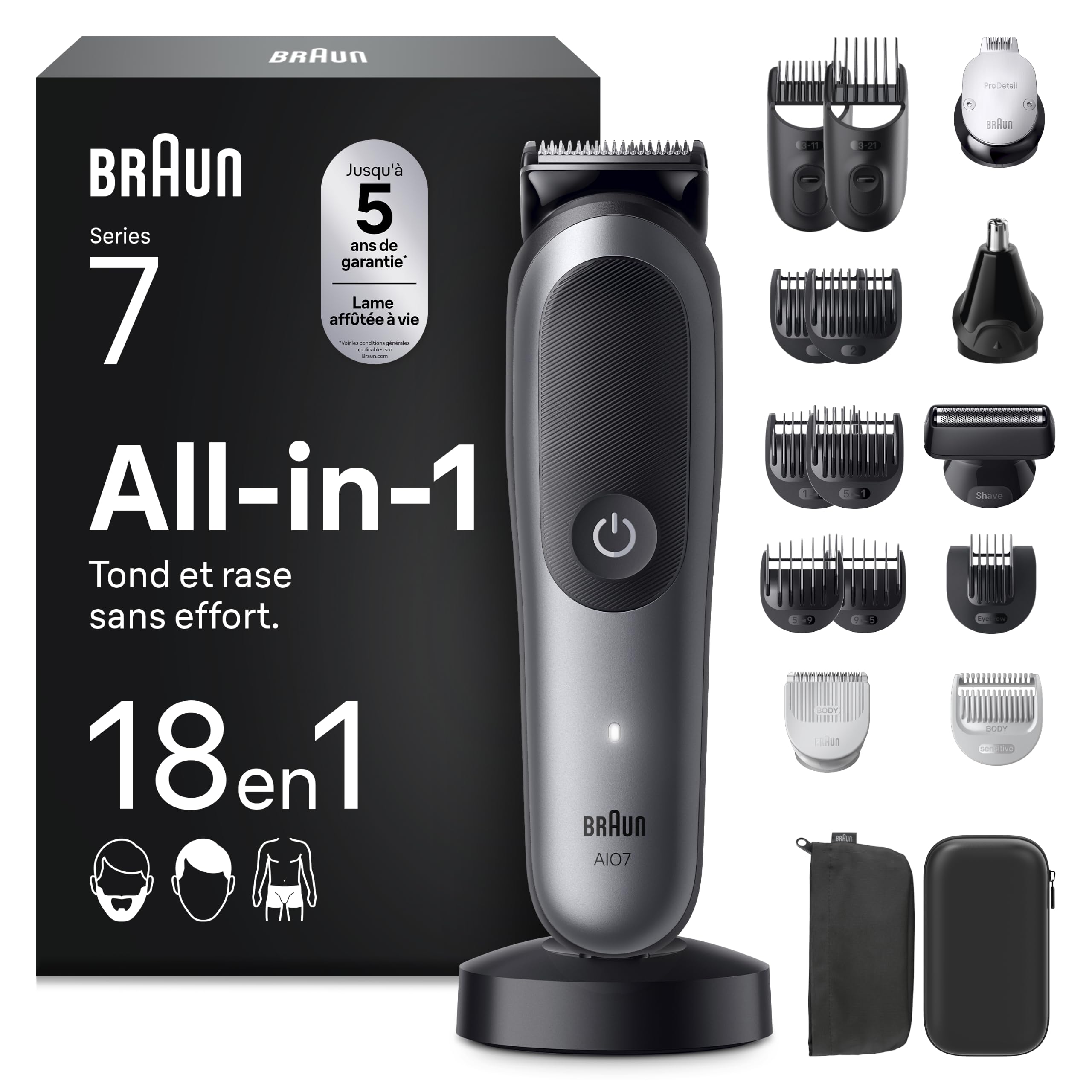 braun-series-7-aio7585-tondeuse-lectrique-tout-en-un-homme-18-en-1-grise-tanche- image 1