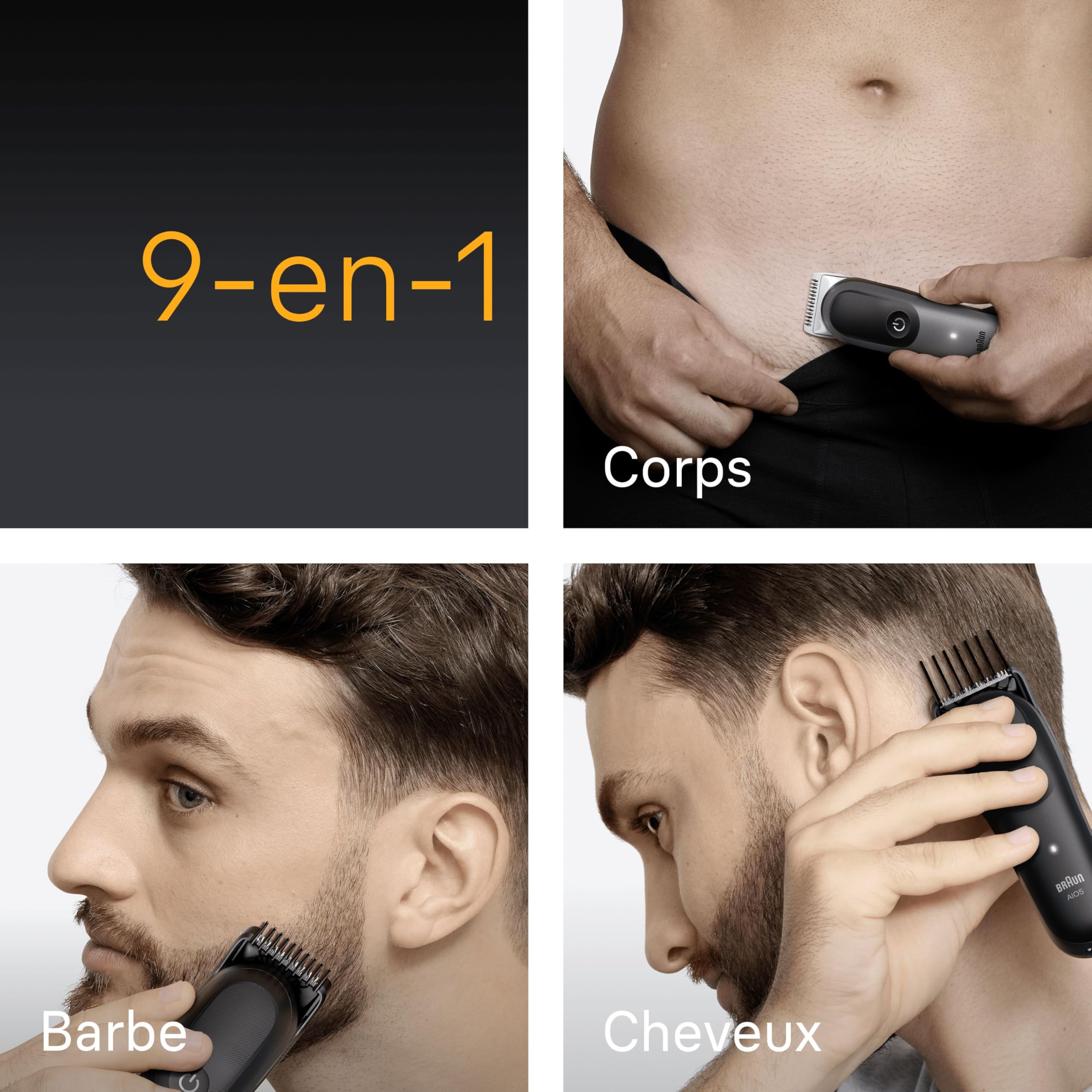 braun-all-in-one-aio5545-tondeuse-lectrique-homme-tout-en-un-9-en-1-tanche-recha image 3