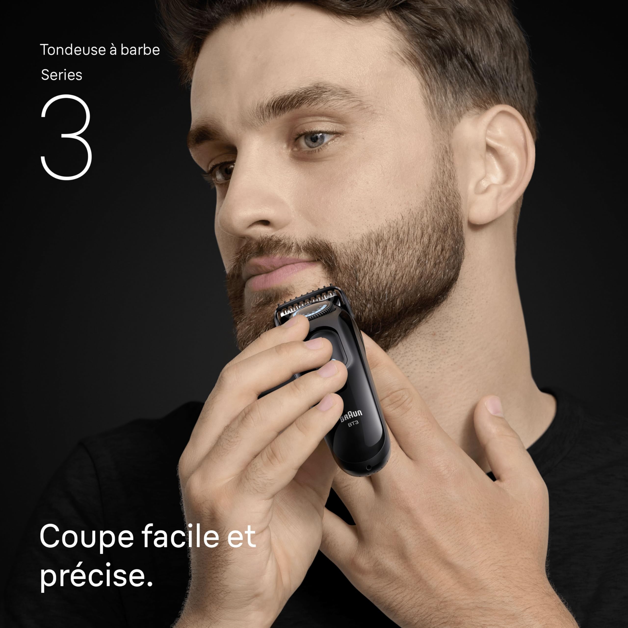 braun-series-3-bt3520-tondeuse-barbe-homme-rechargeable-sans-fil-40-longueurs-la image 2