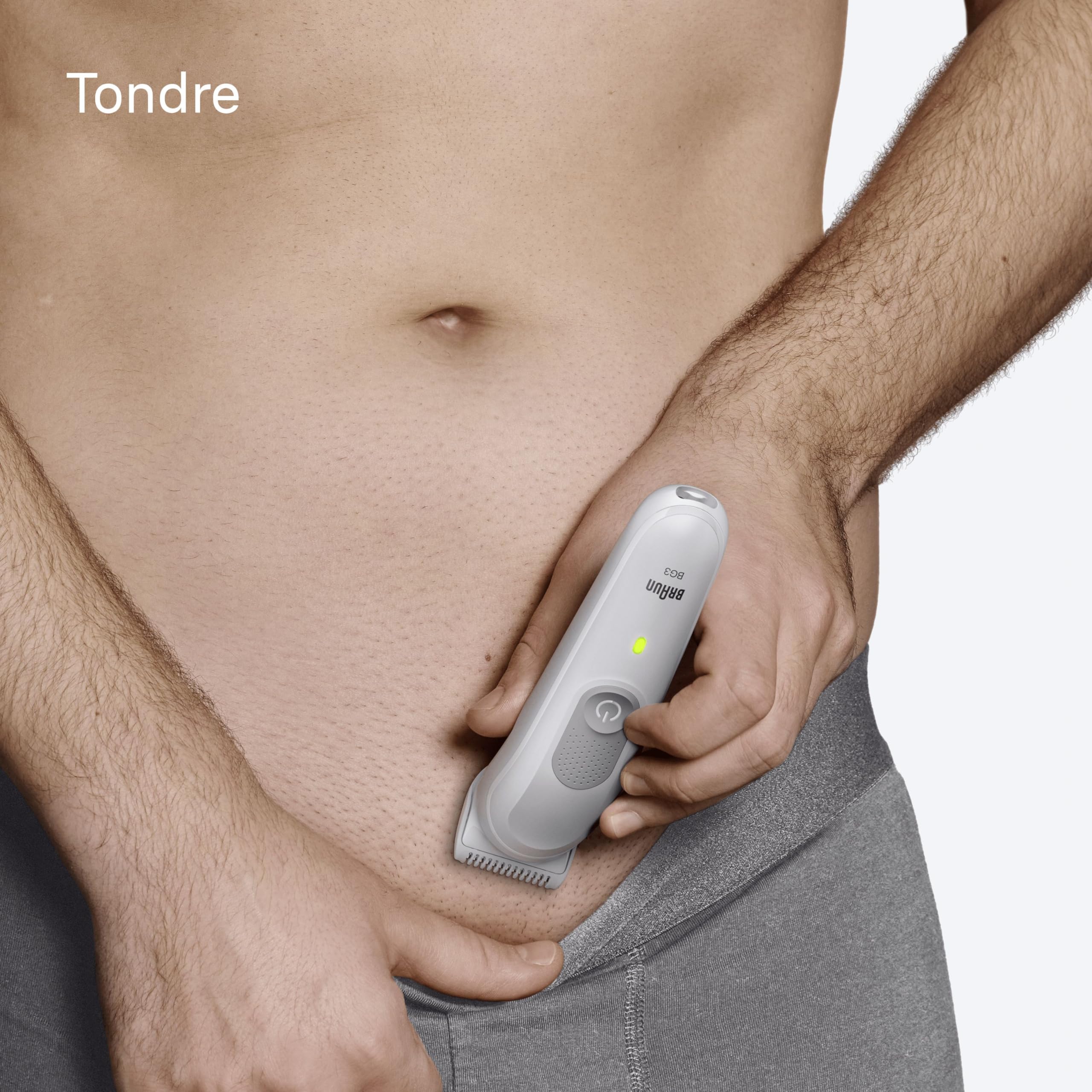 braun-series-3-bg3530-tondeuse-lectrique-corps-pour-homme-grise-tanche-sans-fil- image 5